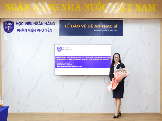 Hành trình bền bỉ của Yến Nhi: Từ giảng đường BAV Phú Yên đến Agribank Đông Hòa