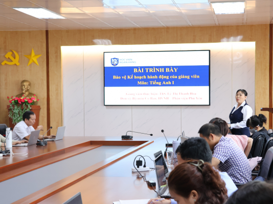 Phân viện Phú Yên tổ chức buổi bảo vệ “Kế hoạch hành động của giảng viên”, học kỳ II, năm học 2025–2026.