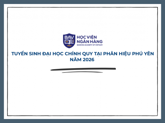 Thông tin tuyển sinh tại Phân hiệu Phú Yên 2026