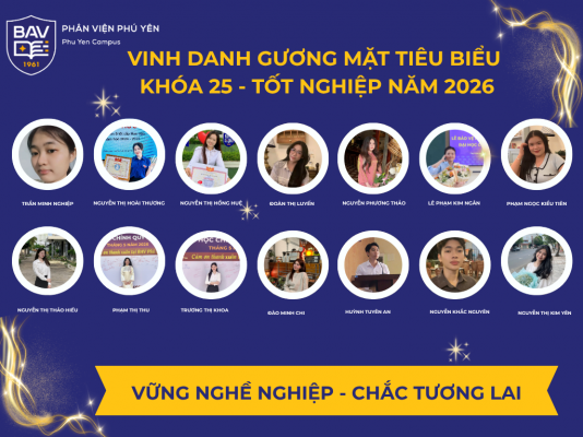 Gương mặt tiêu biểu tốt nghiệp năm 2026: Từ những ngày bỡ ngỡ đến dấu mốc tự hào