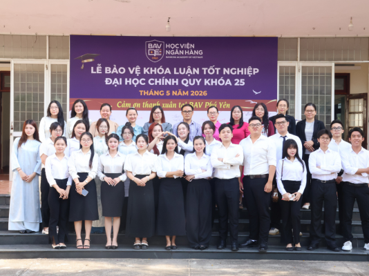 Lễ Bảo vệ khóa luận tốt nghiệp – dấu mốc trưởng thành và kỳ vọng của sinh viên Khóa 25