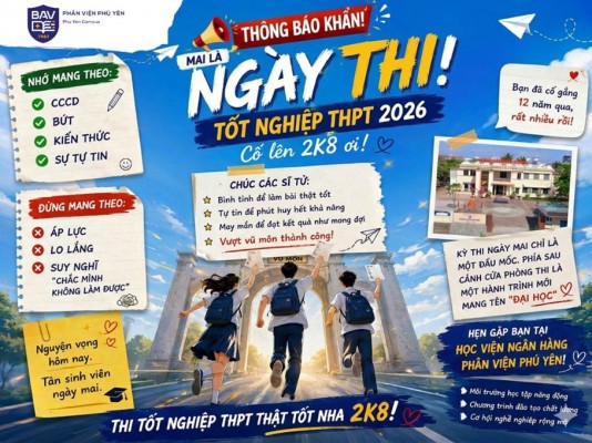 Thông báo khẩn gửi các sĩ tử 2K8