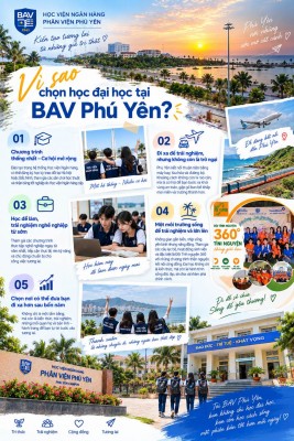 Vì sao chọn học đại học tại BAV Phú Yên?