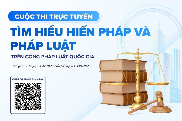 Phát động Cuộc thi trực tuyến “Tìm hiểu Hiến pháp và pháp luật”