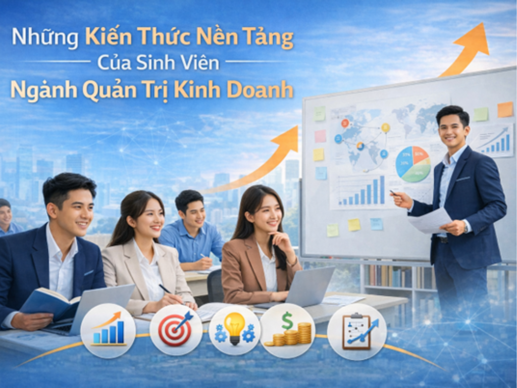Những kiến thức nền tảng của sinh viên ngành Quản trị Kinh doanh