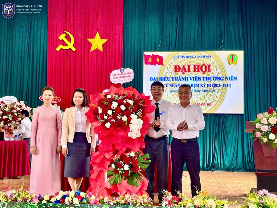 Tham dự Đại hội Đại biểu thành viên Quỹ tín dụng nhân dân Thành Đức nhiệm kỳ 2026 – 2031