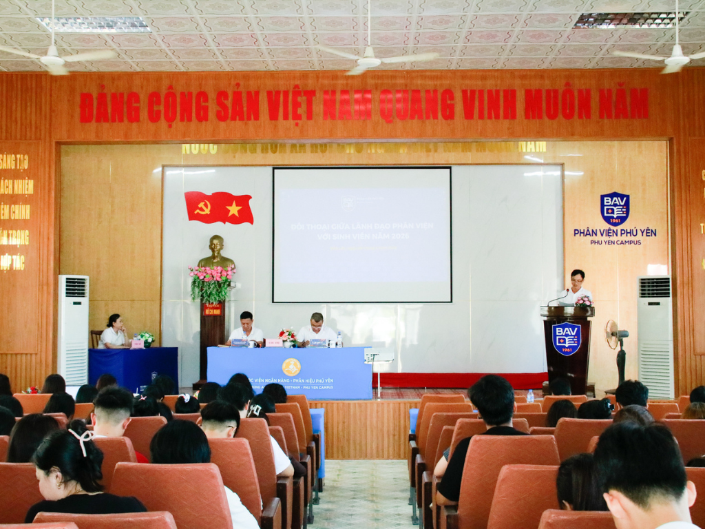 Hội nghị đối thoại sinh viên năm 2026: Đồng hành, thấu hiểu cùng sinh viên BAV Phú Yên