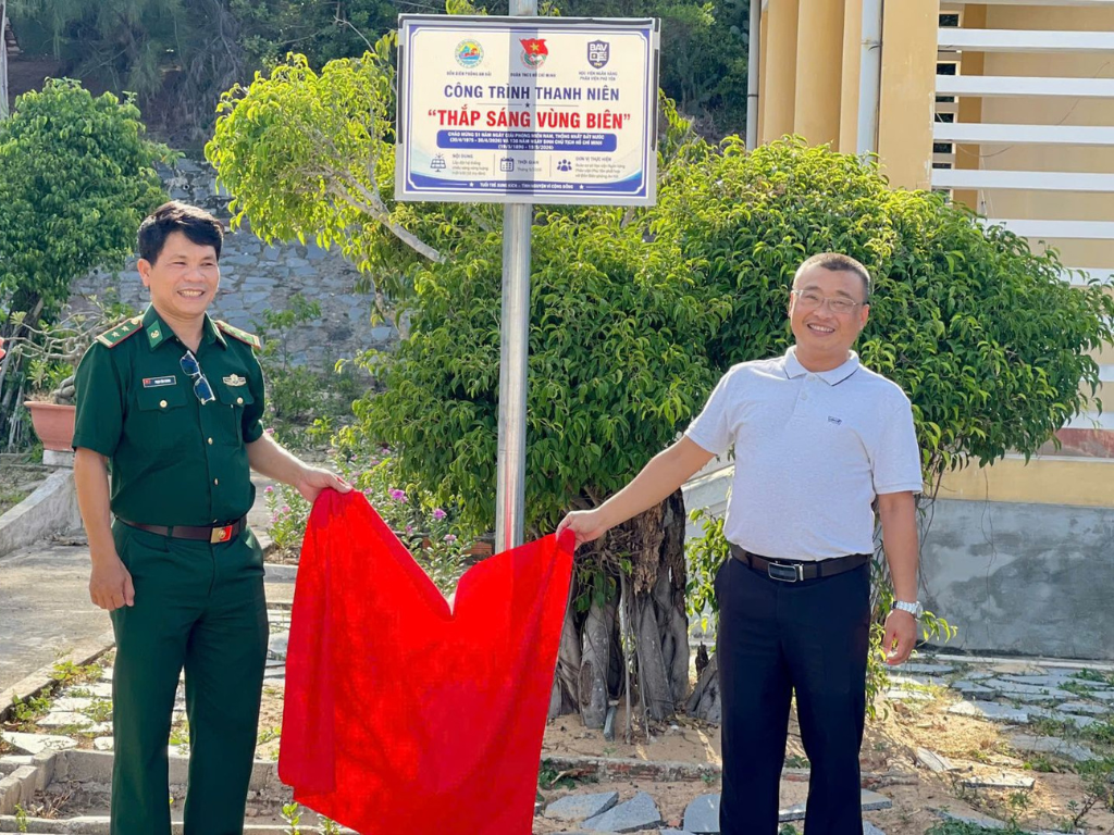 Khánh thành công trình thanh niên “Thắp sáng vùng biên” tại Đồn Biên phòng An Hải